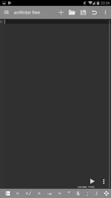 anWriter Free HTML Editor android App screenshot 0